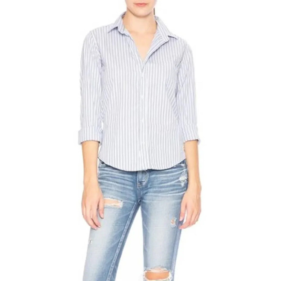 Frank & Eileen Barry Striped Shirt - Picture 1 of 8
